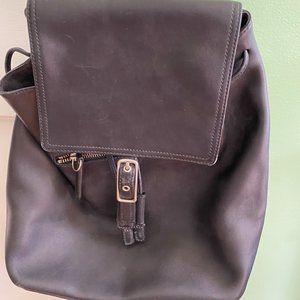 Vintage Coach Leather Back Pack
